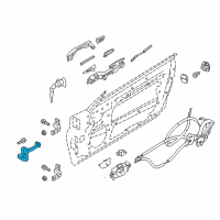 OEM Infiniti Link Assy-Check, Front Door RH Diagram - 80430-5CA0A