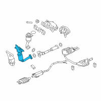 OEM Mercury Milan Preconverter Diagram - AE5Z-5G232-B