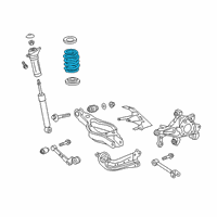 OEM 2019 Toyota RAV4 Spring Diagram - 48231-42690