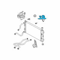 OEM Chrysler Sebring Housing-THERMOSTAT Diagram - 4792490AA