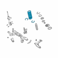 OEM 1996 Infiniti I30 Front Spring Diagram - 54010-4L809