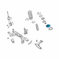 OEM 2001 Infiniti I30 Seat-Front Spring Diagram - 54036-2Y000