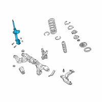 OEM 2004 Infiniti I35 STRUT Kit Front LH Diagram - E4303-2Y988