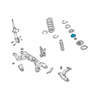 OEM 2006 Nissan Murano Bracket-Front STRUT Mounting I Diagram - 54322-4U01A