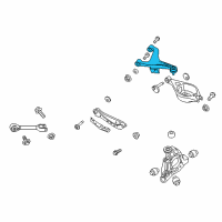 OEM 2013 Infiniti EX37 Rear Right Upper Suspension Arm Assembly Diagram - 55501-1BA0A