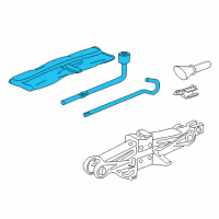 OEM 2017 Honda CR-V Tool Set Diagram - 89000-T0G-A00