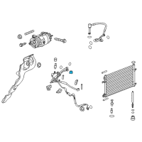 OEM GMC Terrain AC Tube Cap Diagram - 20911239