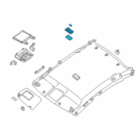 OEM 2019 Nissan Sentra Room Lamp Assy Diagram - 26410-4AF4B