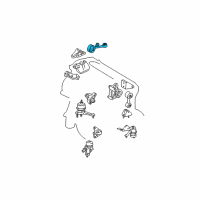 OEM 2004 Toyota Camry Strut Rod Diagram - 12363-0H050