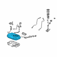 OEM 2001 Honda S2000 Tank, Fuel Diagram - 17500-S2A-505