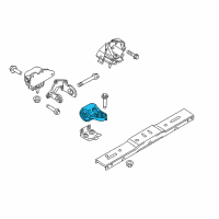 OEM Ford F-150 Mount Diagram - HL3Z-6038-B