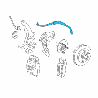 OEM 1997 Ford F-150 Brake Hose Diagram - 5L3Z-2078-R