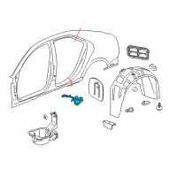 OEM 2014 Cadillac CTS Actuator Diagram - 84385565