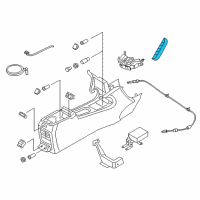 OEM 2015 Lincoln MKC Gear Shift Assembly Diagram - EJ7Z-7D443-E