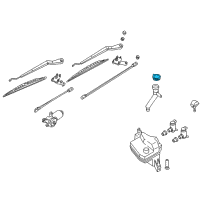 OEM 1993 Nissan 240SX Cap-Windshield Wash Tank Diagram - 28913-40F00