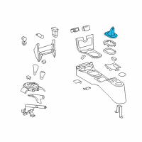 OEM 2010 Scion xD Shift Boot Diagram - 58848-52030