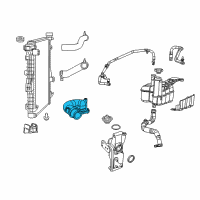 OEM 2014 Ram 2500 Housing-THERMOSTAT Diagram - 68210190AA