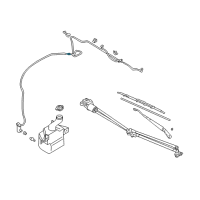 OEM Dodge Cap End-Window Washer Tube Diagram - MB083730