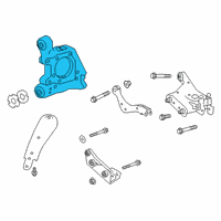 OEM Infiniti Housing Assy-Rear Axle, LH Diagram - 43019-5NA0A