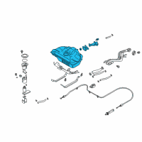 OEM 2005 Nissan Sentra Fuel Tank Assembly Diagram - 17202-ZG00B