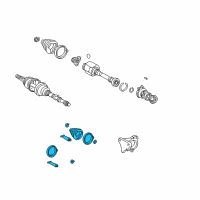 OEM Toyota Celica Outer Boot Diagram - 04438-20135