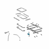 OEM 1999 Lexus RX300 Gear Sub-Assy, Sliding Roof Drive Diagram - 63260-48020