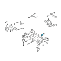 OEM 2015 BMW X6 Rubber Mounting Rear Diagram - 33-17-6-770-948