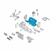 OEM 2015 BMW X5 Distributor Housing, Air Conditioner Diagram - 64-11-9-291-191