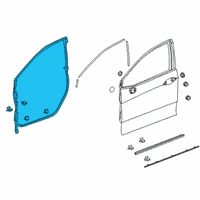 OEM 2020 Honda Clarity WTHSTP, FR. R DOOR Diagram - 72310-TRT-A03