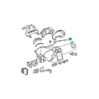 OEM 2009 Pontiac G6 Hazard Switch Diagram - 15258591