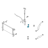 OEM Hyundai Bracket Assembly-Radiator Mounting, Upper Diagram - 25333-2M000