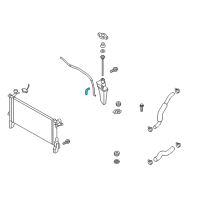 OEM 2011 Hyundai Genesis Hose-Radiator To Reservoir Diagram - 25451-3M100