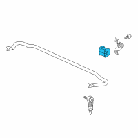 OEM 2012 Chevrolet Captiva Sport Stabilizer Bar Insulator Diagram - 96843016