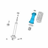 OEM 2007 Lexus SC430 Rear Suspension Support Assembly, Left Diagram - 48760-24010