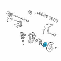 OEM 2004 Acura NSX Hub Assembly, Rear Diagram - 42600-SL0-010