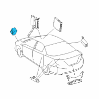 OEM 2016 Toyota Land Cruiser Buzzer Switch Diagram - 89747-0R020