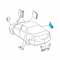 OEM Toyota Camry Receiver Diagram - 897A0-06030