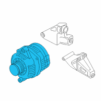 OEM Chevrolet Aveo5 Alternator Diagram - 96991181