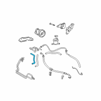 OEM 2002 Hyundai Accent Hose-Return"B" Diagram - 57544-25000