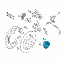 OEM 2019 Lincoln Continental Hub & Bearing Assembly Diagram - K2GZ-1109-A