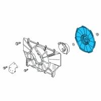 OEM 2018 Honda Accord Fan, Cooling Diagram - 19020-6C1-A01