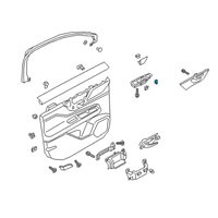 OEM Lincoln SWITCH - WINDOW CONTROL - DOUB Diagram - LJ7Z-14529-BA