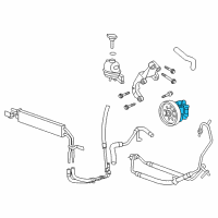 OEM 2010 Cadillac CTS Pump Asm-P/S Diagram - 25914590