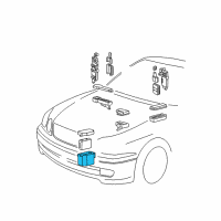 OEM Lexus GS430 Box Sub-Assy, Engine Room ECU Diagram - 82703-30060