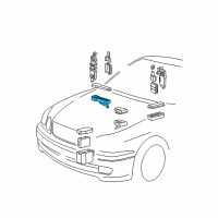OEM Lexus GS430 Cover, Relay Block, Lower Diagram - 82663-30130