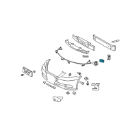 OEM 2008 Lexus LS460 Sensor, Ultrasonic, NO.1 Diagram - 89341-50060-A1