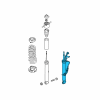 OEM 2020 Kia Stinger Shock Absorber Assembly Diagram - 55307J5450