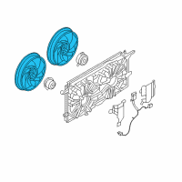 OEM 2006 Chevrolet Uplander Fan Blade Diagram - 15875024