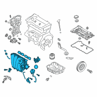 OEM 2015 Hyundai Elantra Manifold Assembly-Intake Diagram - 28310-2E200