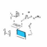 OEM 2011 Chevrolet Impala Upper Seal Diagram - 10344419